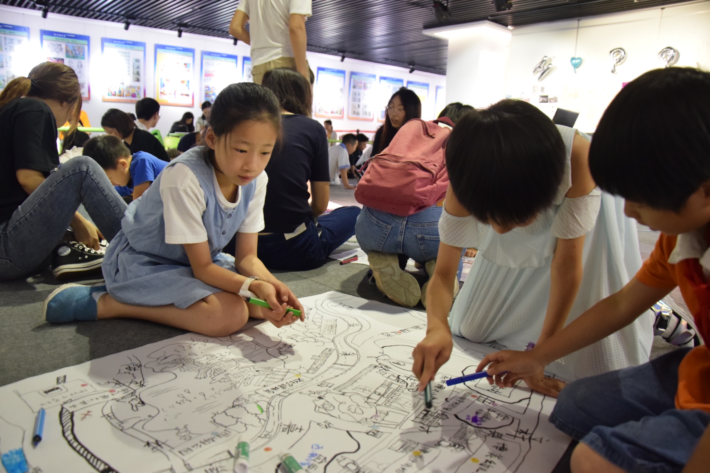 7月7日，“绘长沙·绘生活”活动在长沙规划展示馆举行。长沙晚报全媒体记者 陈焕明 实习生 张佳林摄影报道