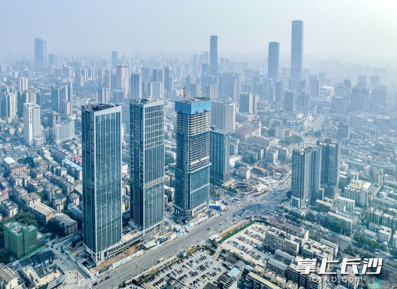 位于黄兴北路商圈核心区的华润置地中心项目长沙置地大厦。