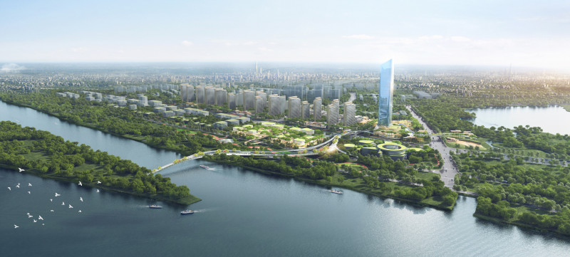 湘江未来城将成为湘江主轴上的生态居住样本。
